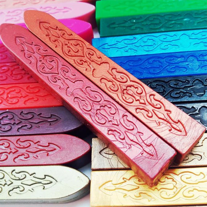 Square Sealing Wax Sticks Envelope Use Non Wick Wax Sealing Sticks