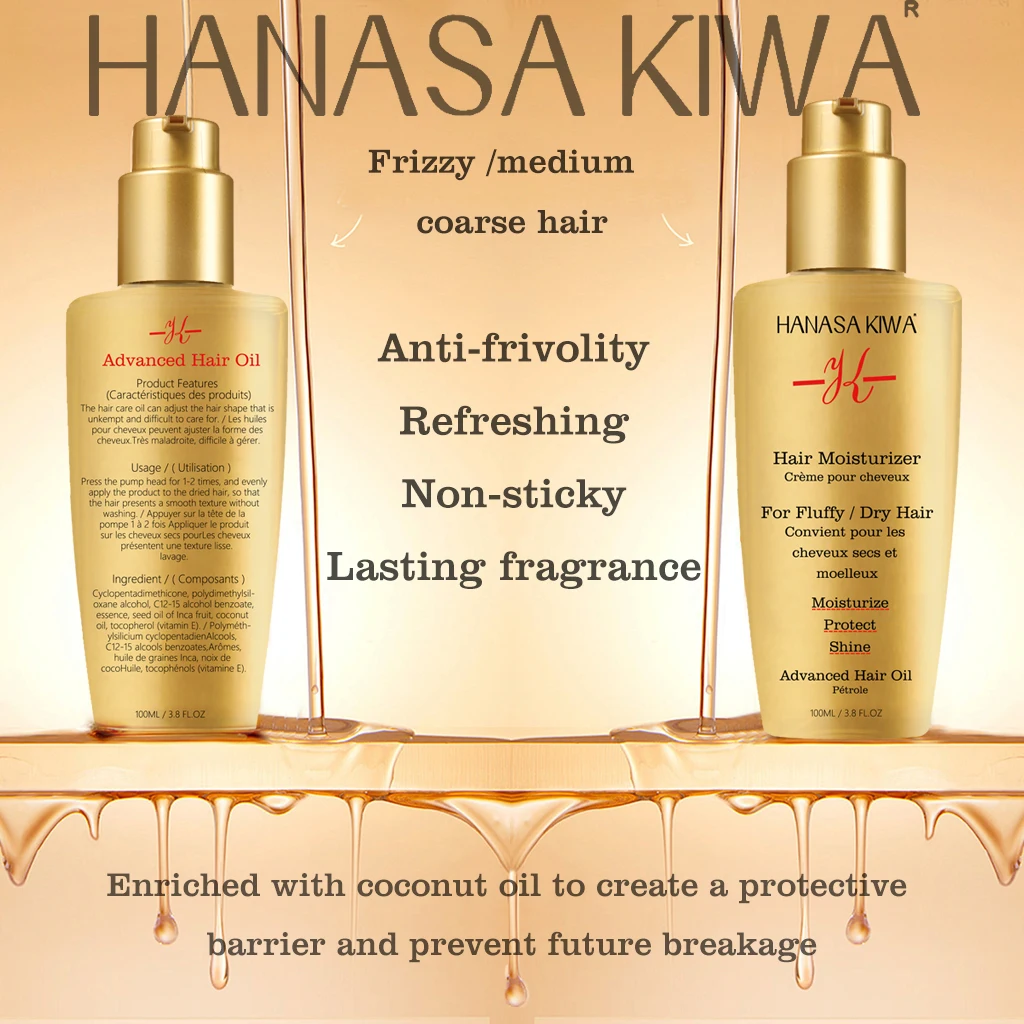 HANASA KIWA HAIR Repair Argan Oil spray  Of free parabens and sulfate surfactants