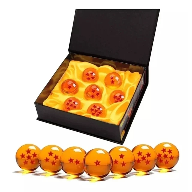 Hot Sale Anime Crystal Balls 7pcs/set 4.3cm Dragon Ball Gonku Model Toy 7 Stars Crystal Ball Collection Set with Gift Box