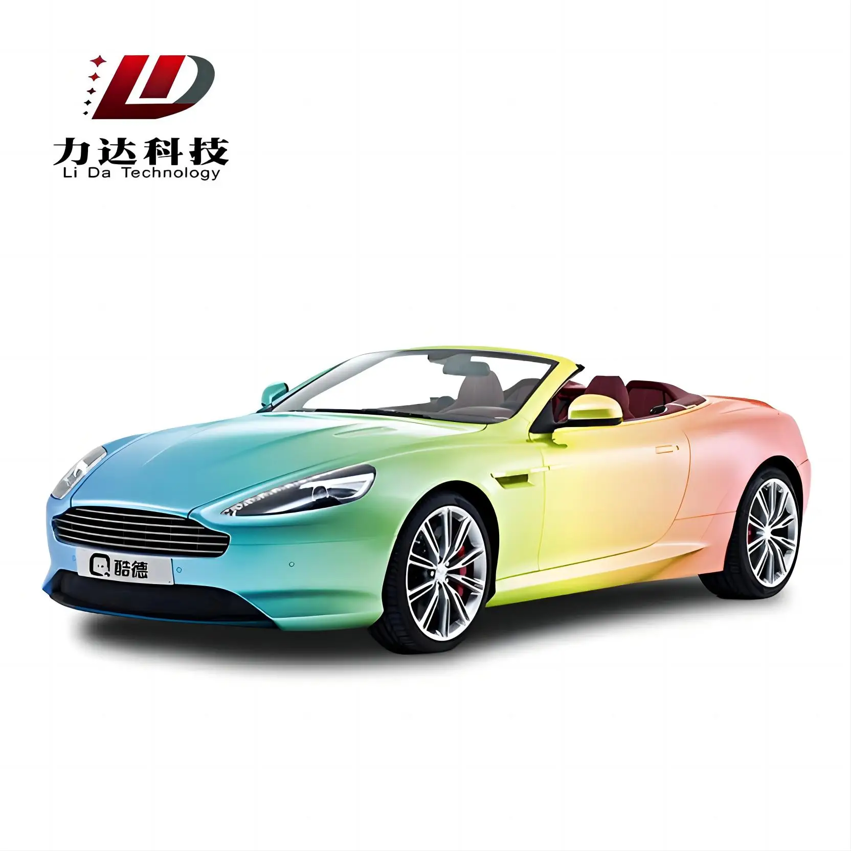 LIDA Wholesale Price Car Wrapping Film Gloss Automotive Wrap Paper Colors Change Full Silver Car Wraps Films