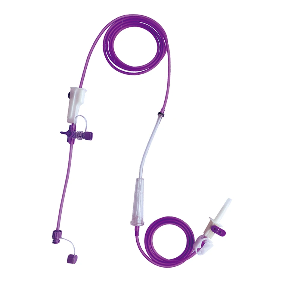 Hospital Supply Silicone Syringe Tube Gastrostomy Feeing Tube IV Set