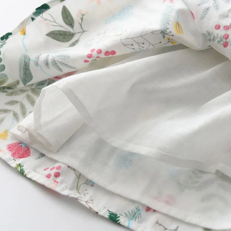 Floral Girls Dress Baby Girls Clothes Sleeveless Princess Dress Kids Summer Clothes Casual Wear