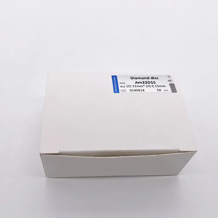 AM22D15 0.15mm extra thin double side full coated extra fine dental lab polishing grinding separating cutting diamond discs