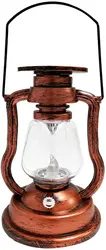 Outdoor Hanging Solar Lantern Solar Kerosene Lamp Retro Oil Lamp Solar for Decor Tree Pavilion Lawn Porch  Camping Lantern