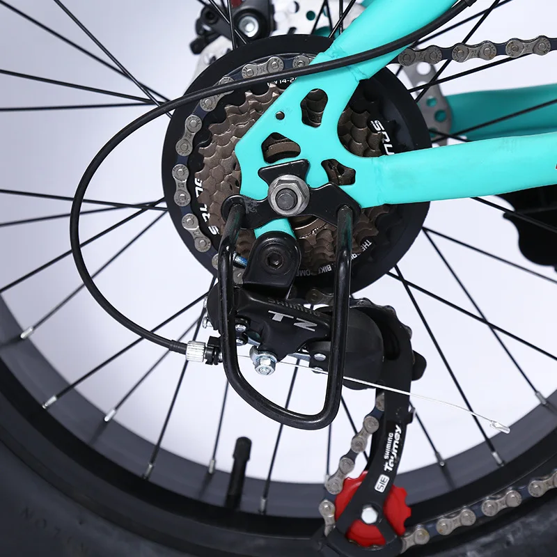 20*4.0 Inch 21 Speed Gears Carbon Steel Frame Suspension Fat Tires Bicycle Snow Fat Mountain Bike