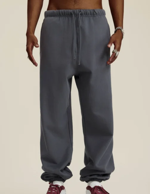 Мужские спортивные штаны большого размера, 440 gsm