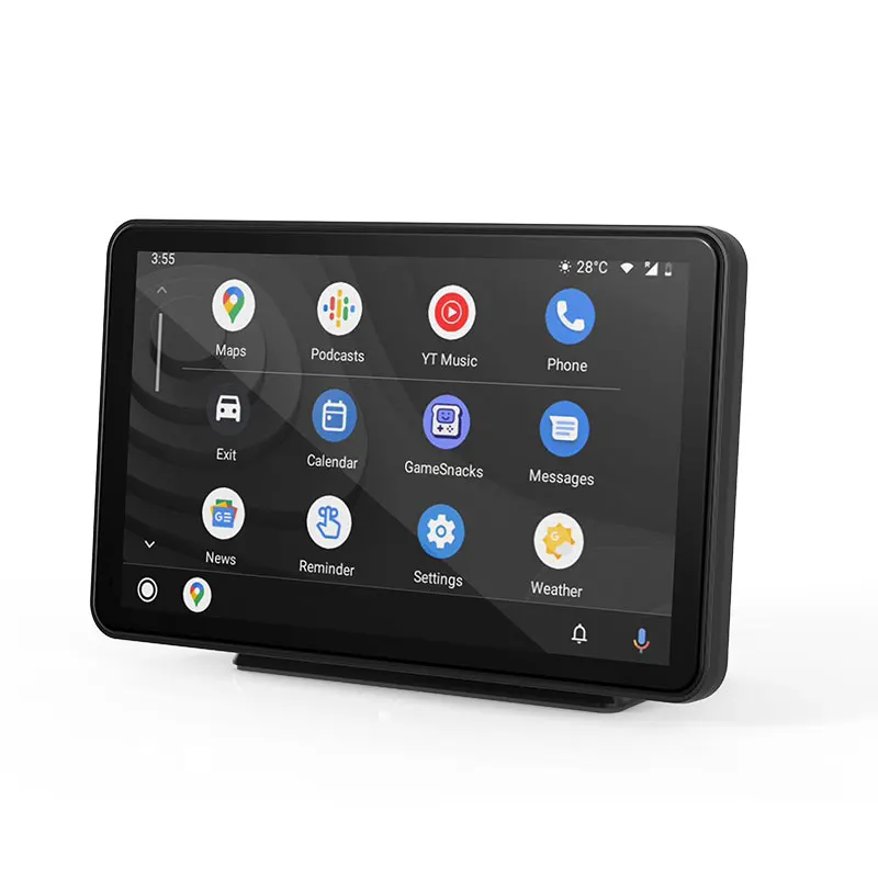 Car mounted 7-inch smart 2.5D screen wireless Carplay Android auto global navigation system supports video playback touch screen