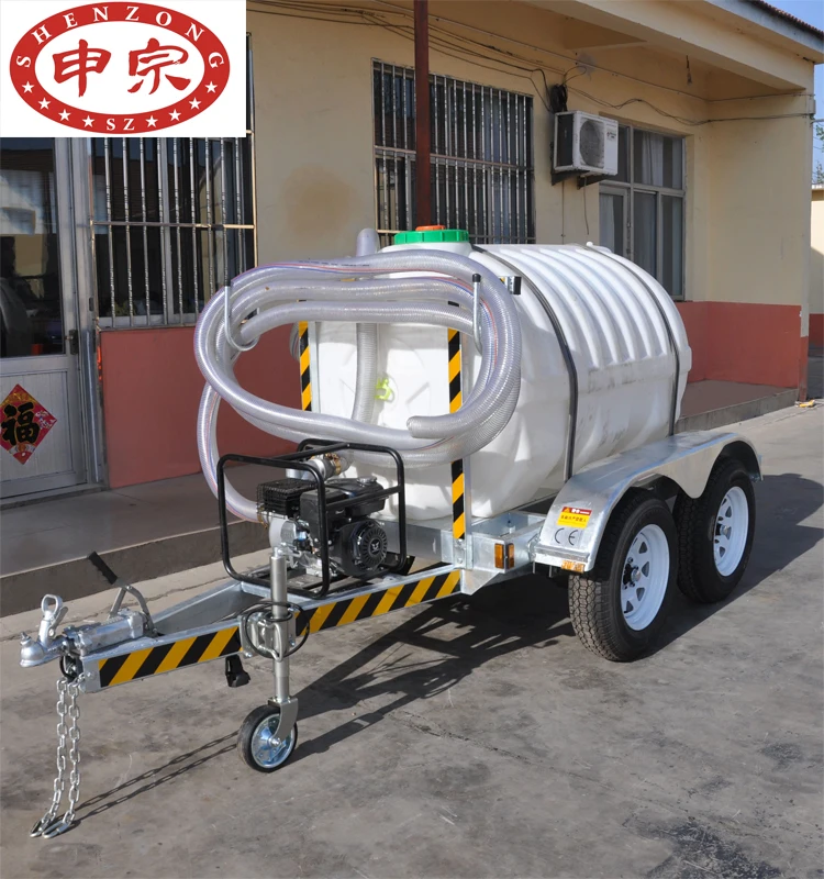 3000 liter car transport tandem axle water tank trailer for sales