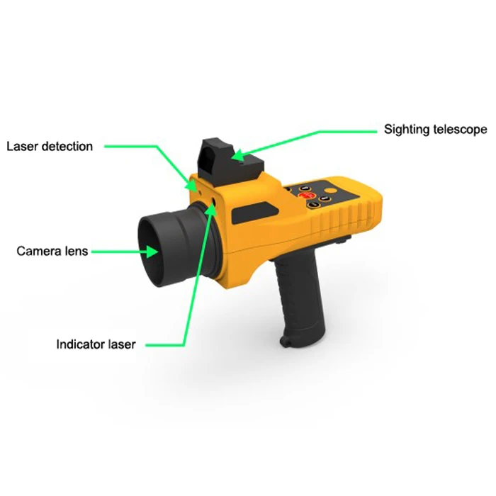 Remote laser methane leakage detector