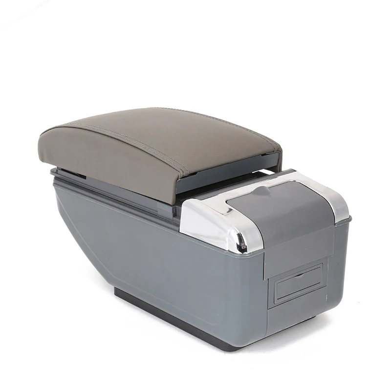 
Manufacturer latest whole universal multifunction LED car armrest console box with usb 