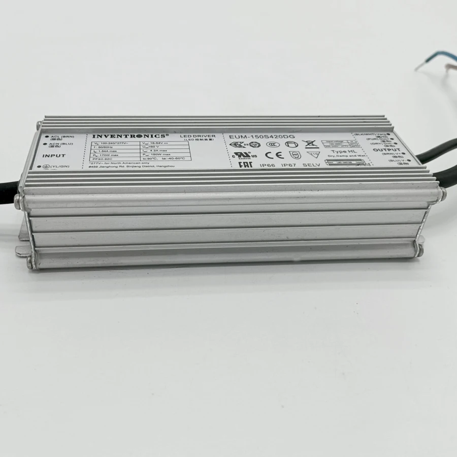 EUM-150S420DG inventronics led driver 150w 24V 36V Waterproof LED Power Supply 150 Watt