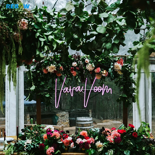 Rebow Hot sale Custom led neon sign Wall mounted Led flex neon light Advertising sign