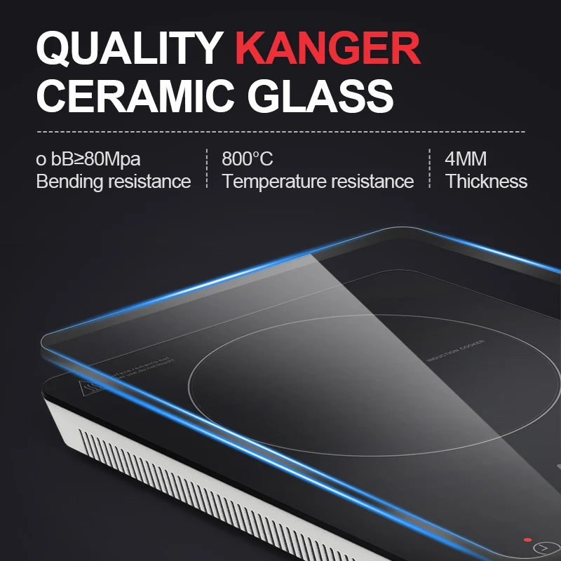 High quality 2000W induction hob table top cooktop slim stove electric induction cooker