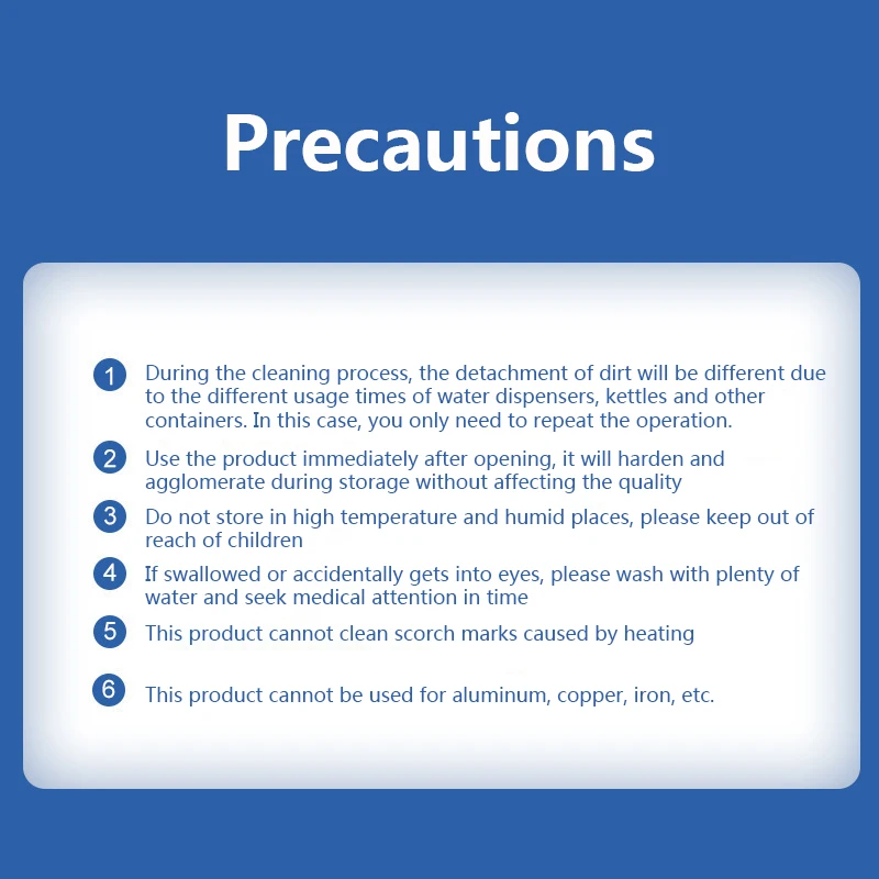 Citric acid descaling agent