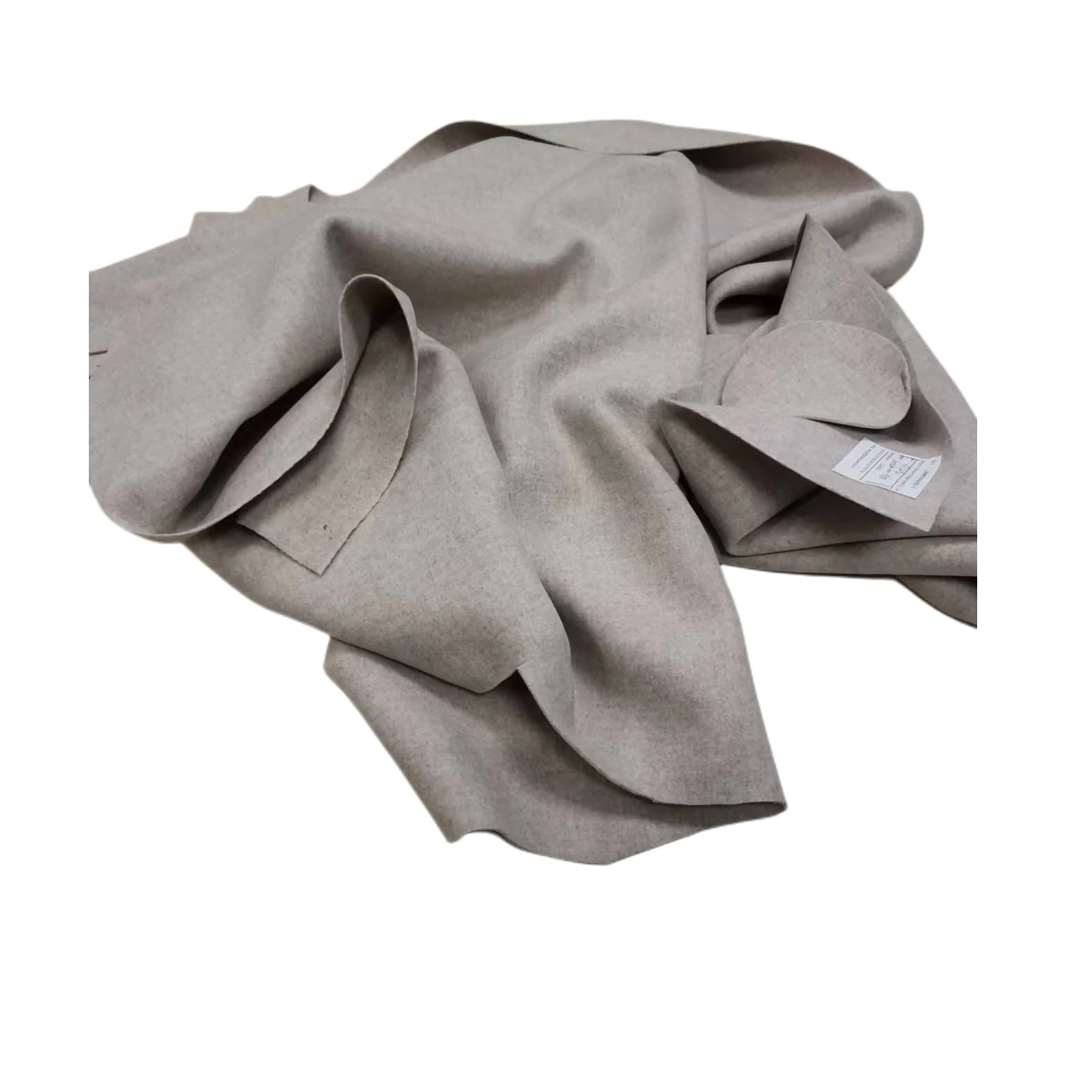 Шерстяная ткань из натуральной шерсти, тканая Меланжевая бежевая односторонняя ткань для мужчин, женщин, мальчиков и девочек, пальто, Модный зимний стиль