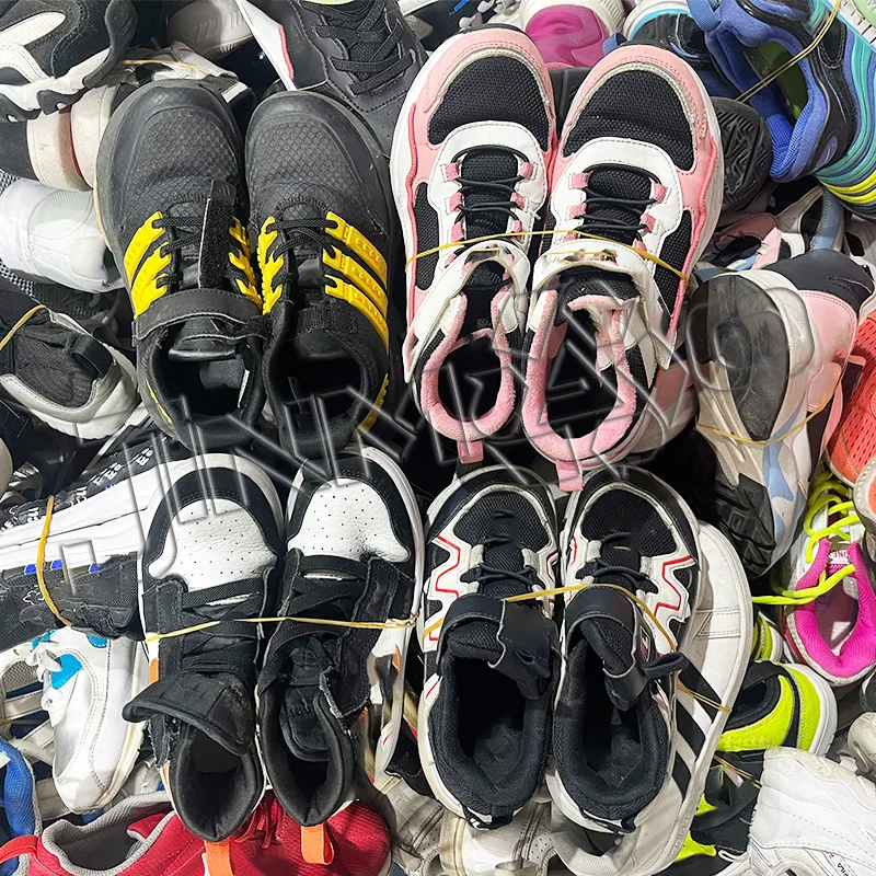 lot stock sports shoe sole eva sneakers print casual sport shoes for kid boys running mixed bale of used shoes