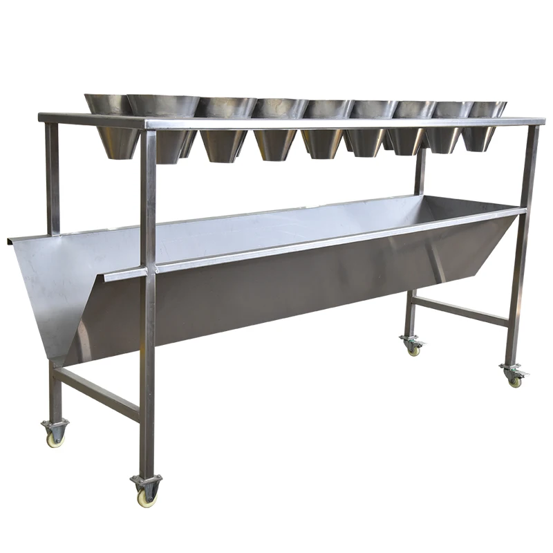 
stainless steel chicken killing cone / chicken slaughter machine 