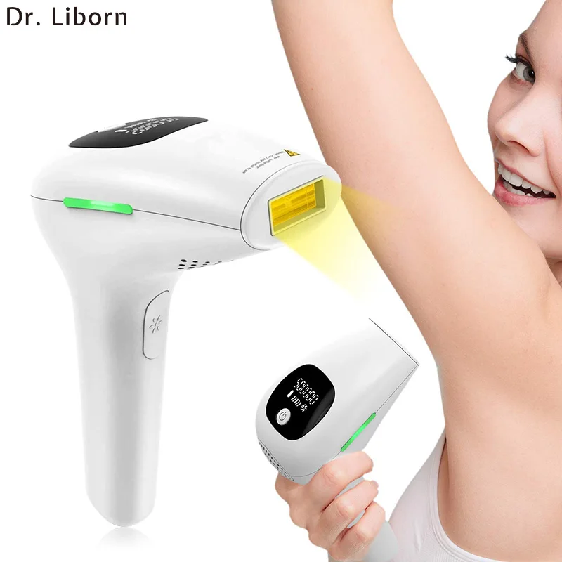  Wholesale 2021 IPL Hair Removal Laser Machine Permanent Facial Body Leg Armpit Epilator From Home