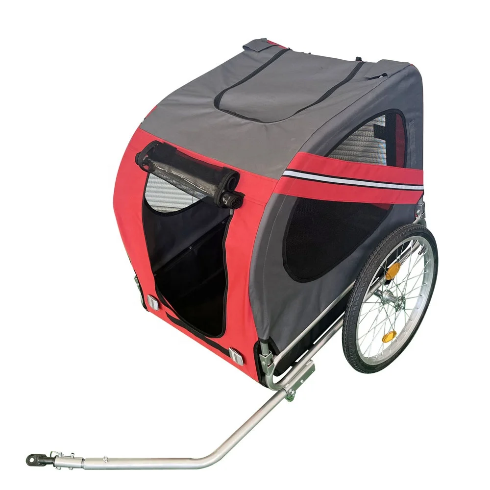Lightweight Dog Bike Trailer Folding Pet Traveling Bicycle Jogger