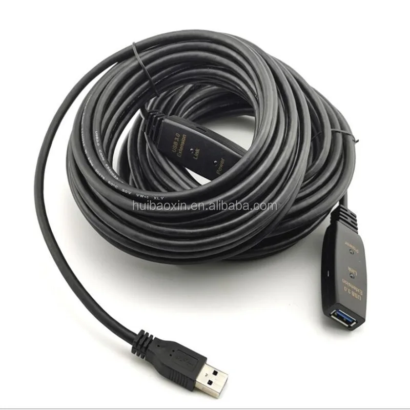 Китай длинный usb 3,0 кабель 10 м 15 м usb 30 ретранслятор кабель для компьютера xbox ps4