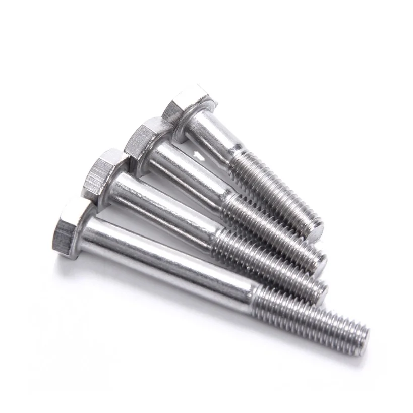Ss400 Bolt Nut Washer Sus304 M7 M40 Din933 Standard Bolts A2-70 Ss316 A4-70 Stainless Steel Hex Bolt And Nut