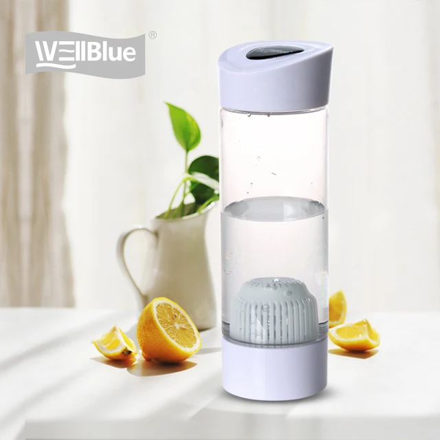  Customized alkaline hydrogen water bottle BPA free Alkaline