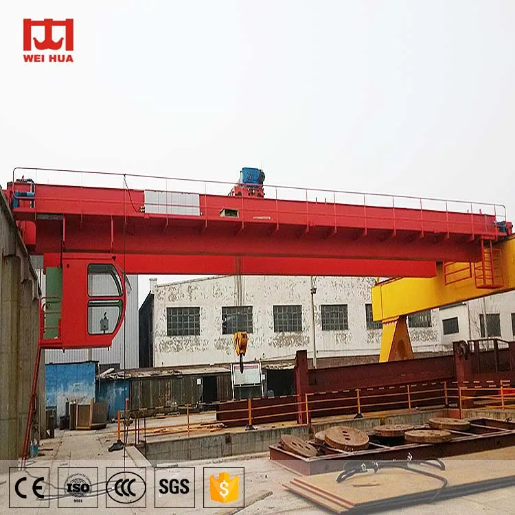 Double Girder hook lifting Overhead Crane 150 ton bridge eot crane 200 ton