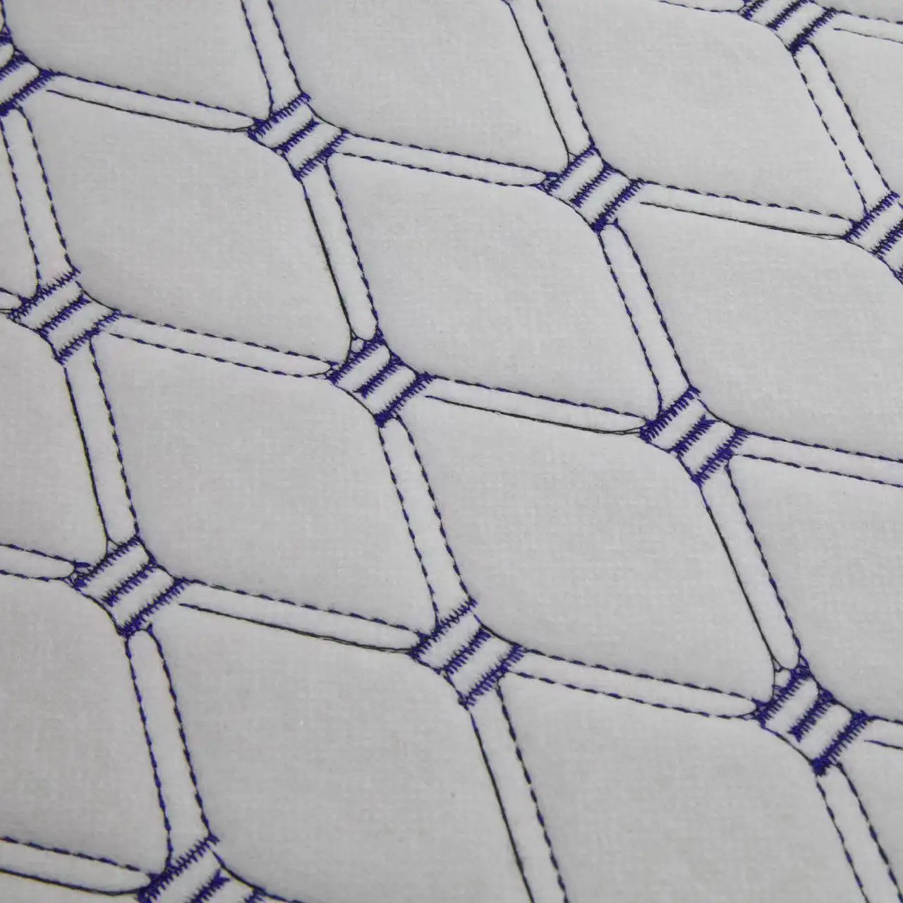 Embroidery Sponge Pvc Artificial Leather For Car Seat Cover, 3-layer Design With Nowoven Fabric For Car Upholstery