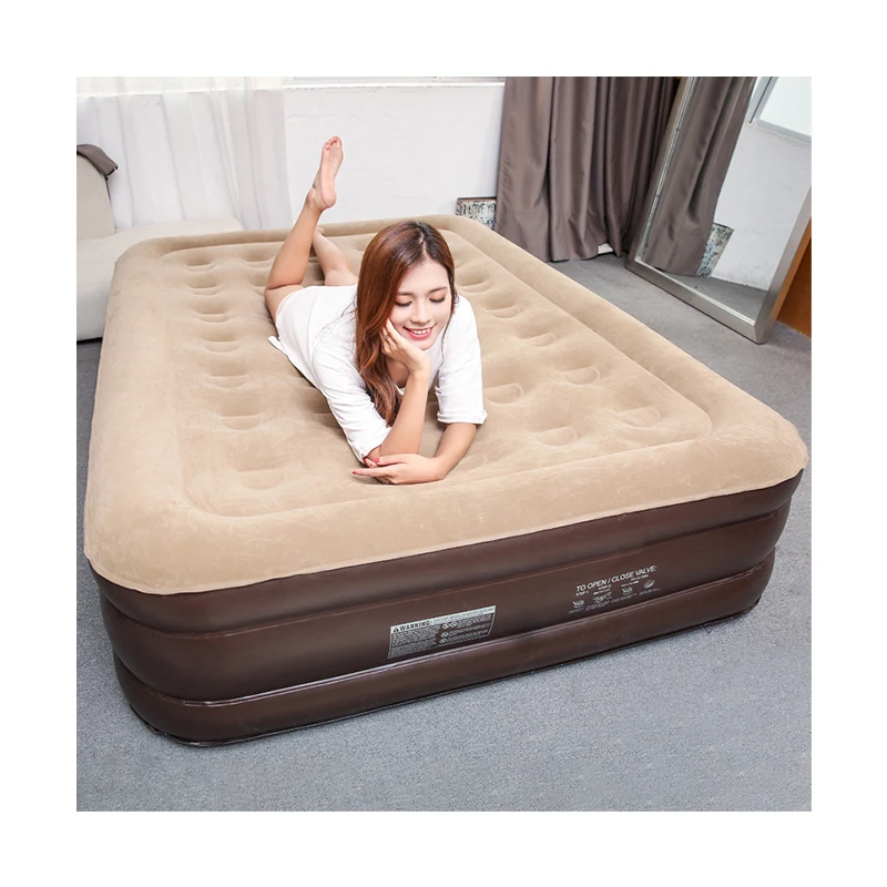 Factory Custom King Size Inflatable Air Bed Mattress Air Mattress Outdoor Inflatable Mattress