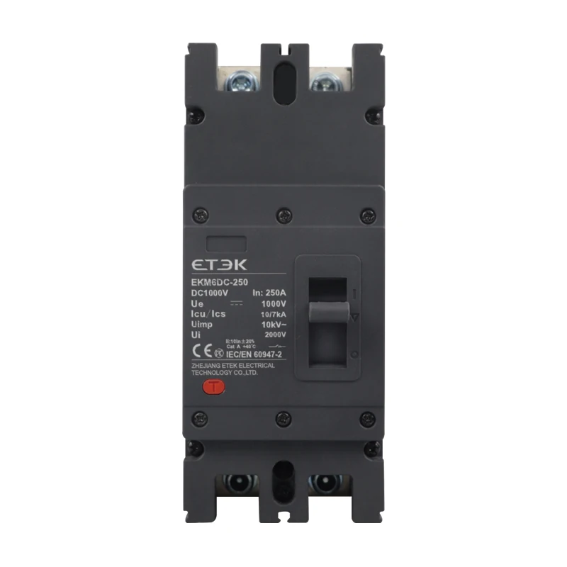 ETEK EKM1-63DCSolar в формованном корпусе 500V 1000V 1500V DC фотоэлектрический выключатель 150A 200A 300A 400A 600A ПВ изолятор высокий ток