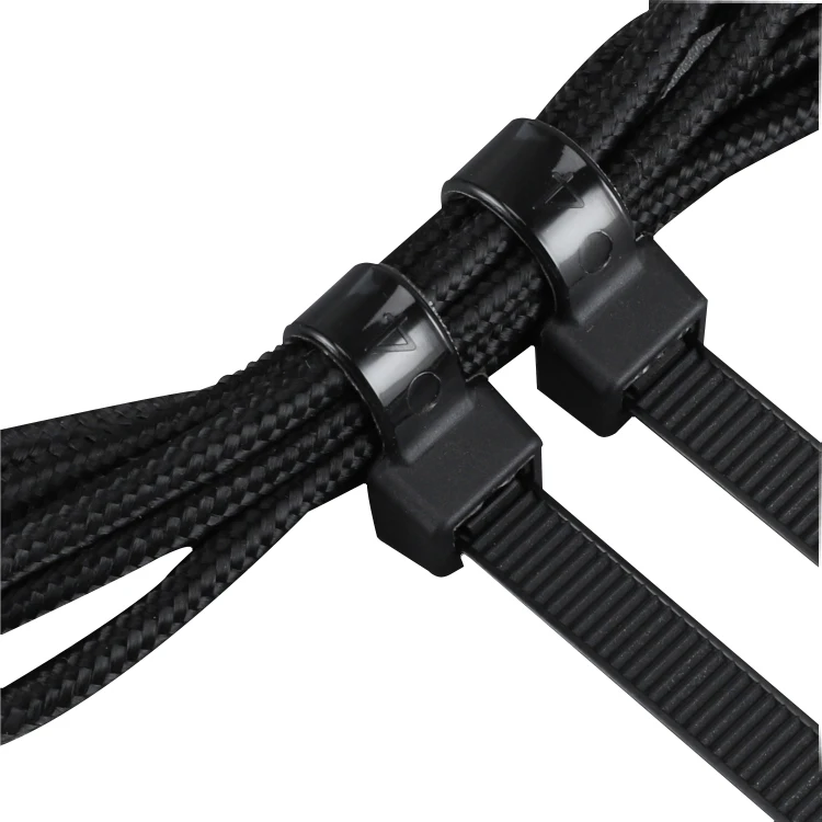 Multi-Purpose Cable Tie Nylon 66 Black Color Ties PA66 Nylon 3*150mm Zip Ties Heavy Duty Nylon Plastic