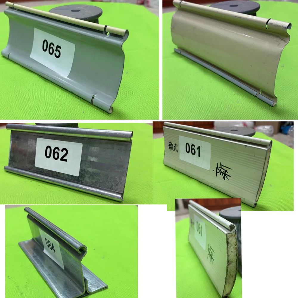 Factory customized rolling roller shutter iron slat gate galvanized roller shutter slats