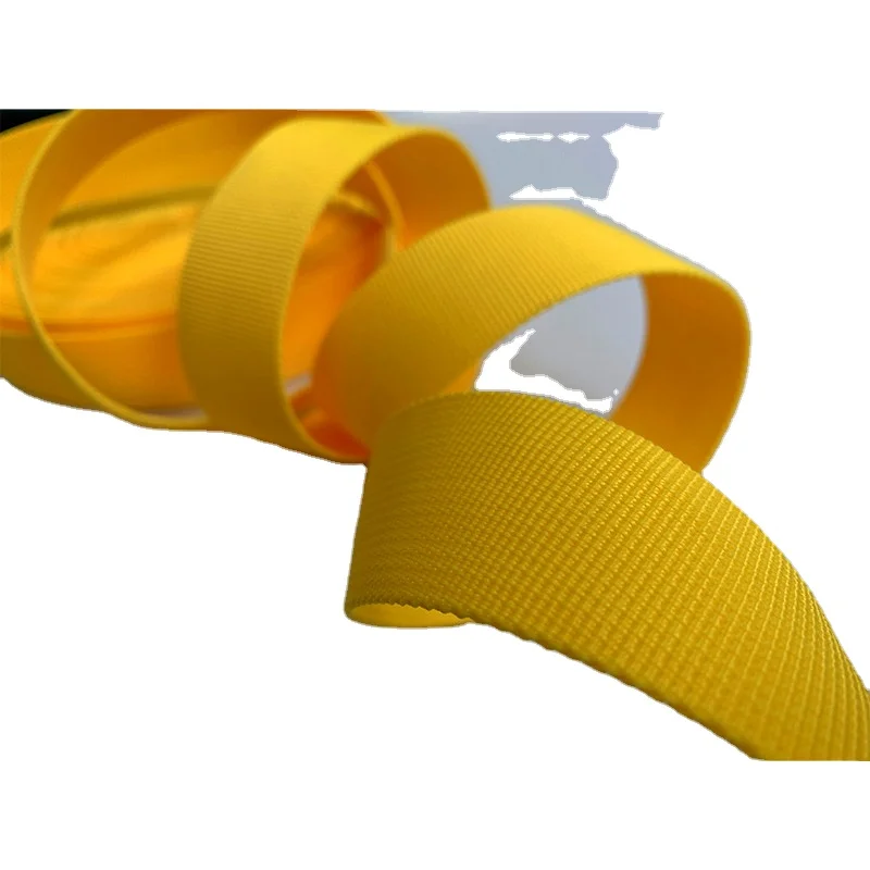 Good quality direct selling customizable color polypropylene webbing  band for bag and luggage straps