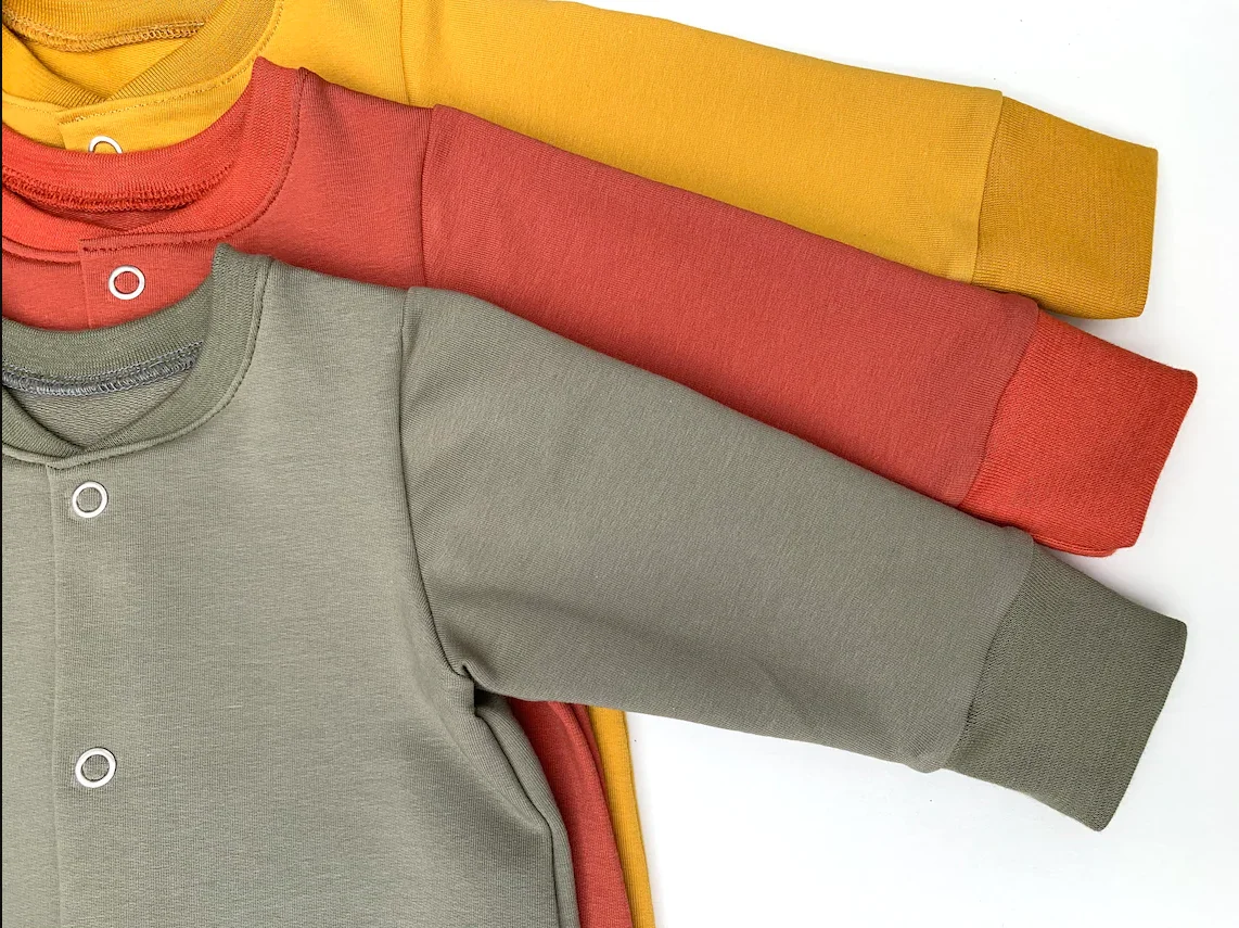 Fall French Terry Toddler Baby Sleepsuit Rompers Overall Button Front Pajamas Loungewear Cotton One Piece Body Suit Newborn