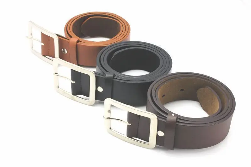Zhejiang luxury high quality mens casual pin buckle pu leather belt