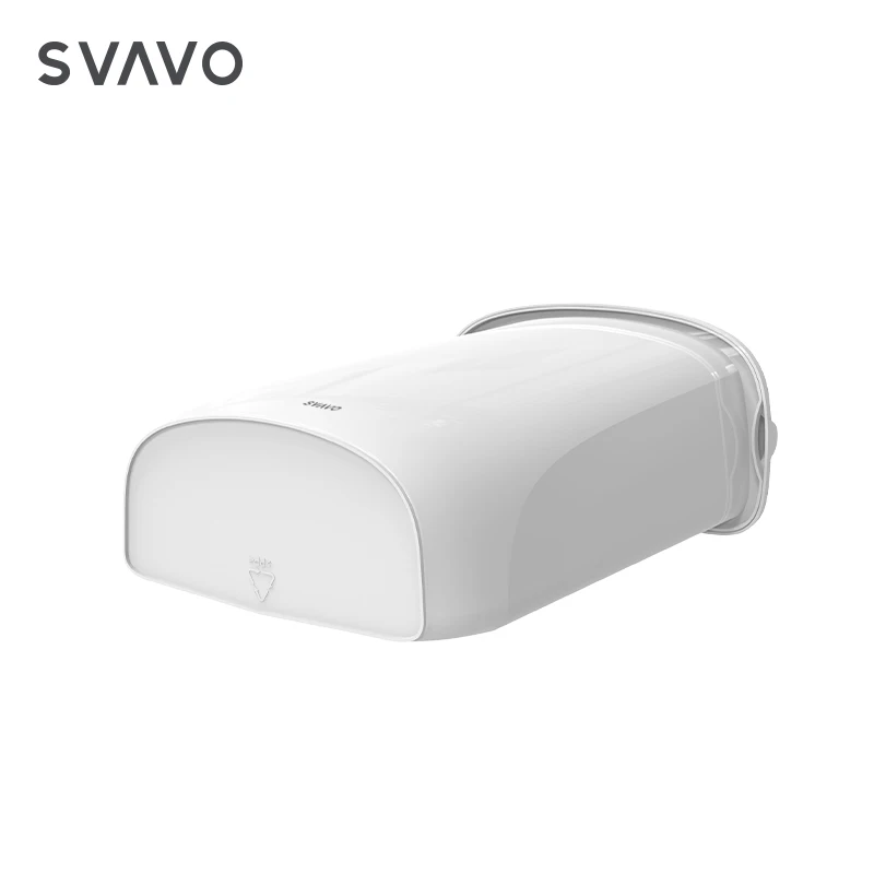 Белая/серая/черная пластиковая мусорная корзина Svavo PP 12 л для дома/общественных мест с индивидуальным