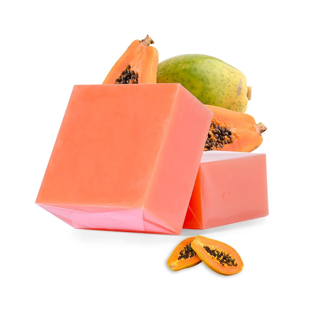 Отбеливающее осветляющее увлажняющее травяное мыло Papaya для очищения тела или лица