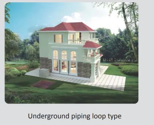 China manufactured residential mini water source water cooled chiller and heat pump R410A