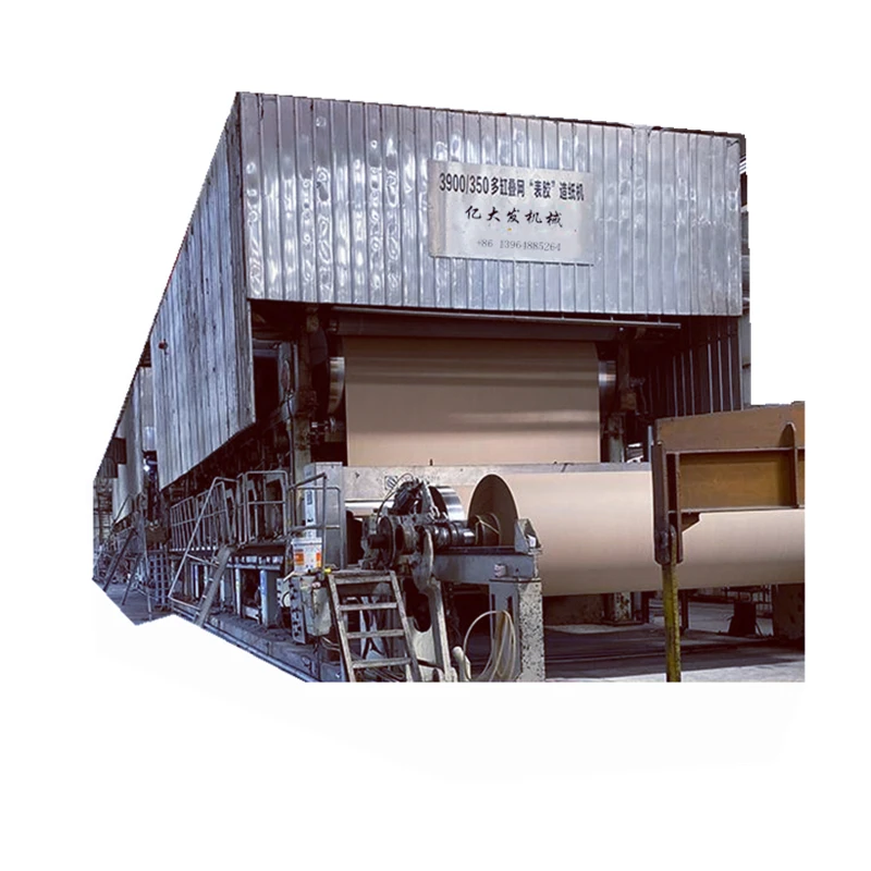 OCC Waste Carton Recycling Fluting Corrugated Testliner Kraft Paper Production Line Making Machine