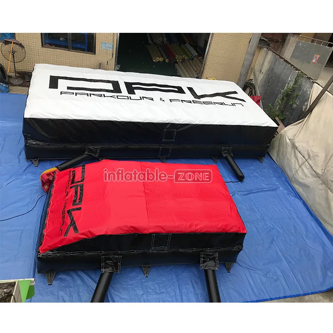 big jump snowboard airbag ski jump, foam pit bmx air bag jump