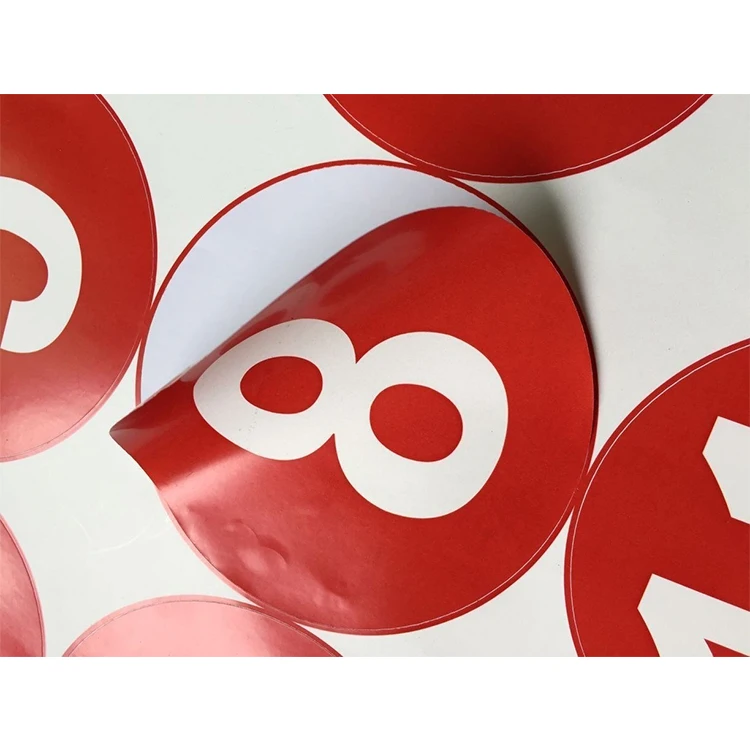 Large round stickers custom, personalised stickers for drink bottles, weatherproof custom stickers