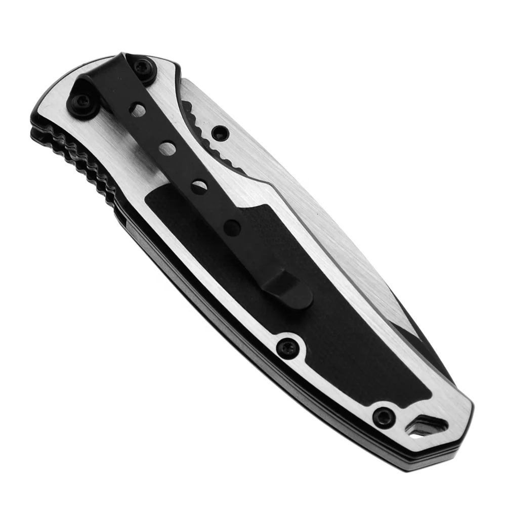 
Aluminum Handle Mini Stainless Steel Tactical Foldable Folding Camping Knife for Sale 