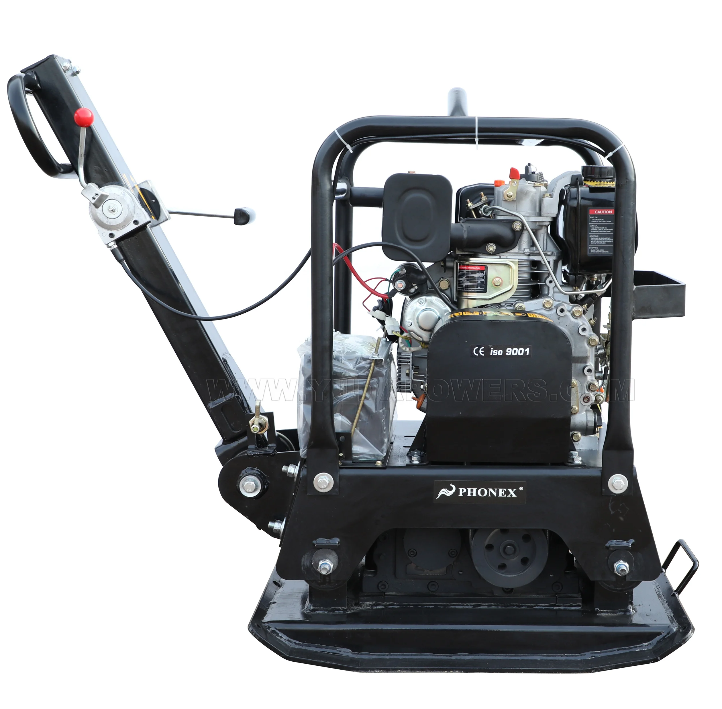 Wacker Double Direction Reversible Soil Vibratory Plate Compactor Diesel 160kg  with 178F 186FA 188F 192F Diesel Engine