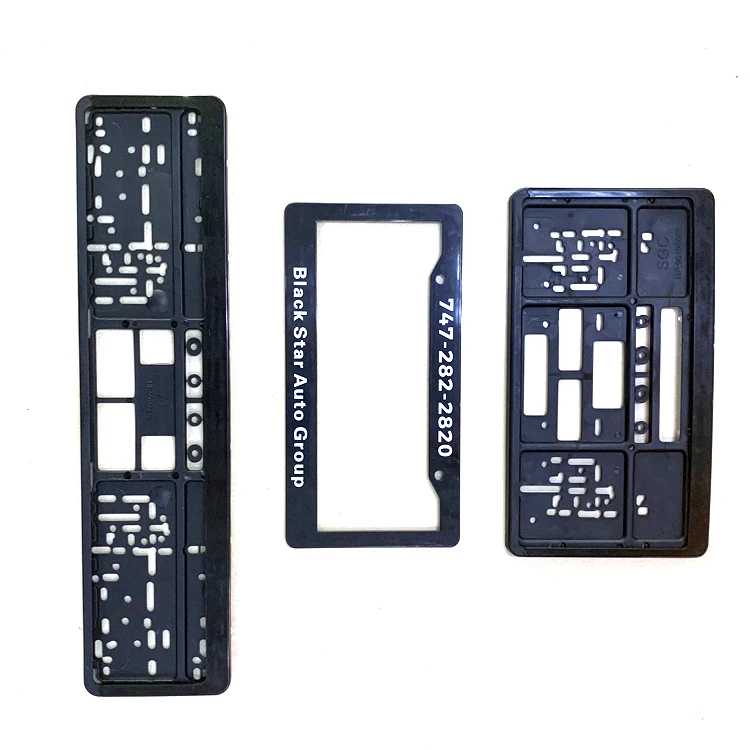 Hot selling Plastic Qatar plate  Saudi Arabia license plate frame