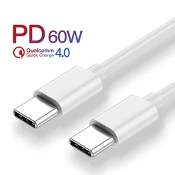Hot Sell Resistant Durable 5A Fast Charging Type C To Type C Data Cable