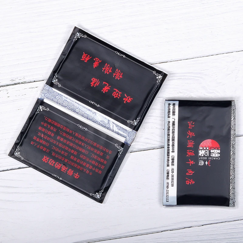 Custom printing wallet tissue paper hotel restaurant business advertising wrapping virgin wood pulp tissue paper pack with logo