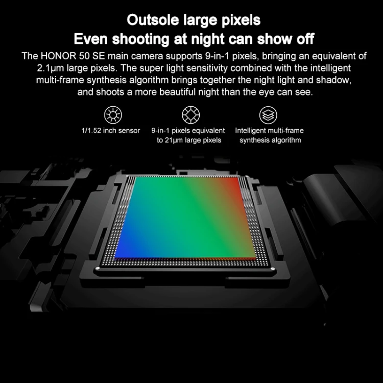 New Arrial Original HONOR 50 SE 5G Mobile Phone 6.78 Inch 8G+128G MT6877 Dimensity 900 108MP Camera 66W SuperCharge Smartphone