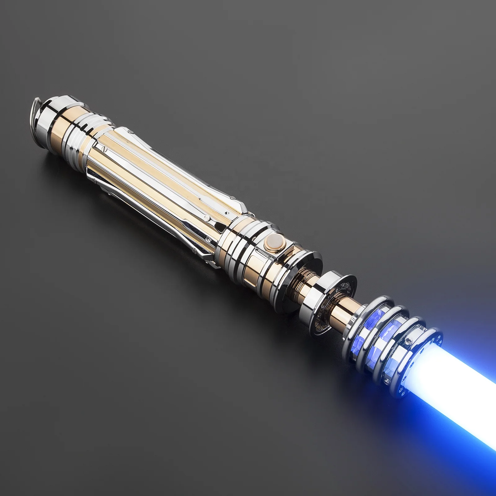 LGT Saberstudio Princess Leia Lightsaber Infinite Color Changing Metal Hilt Proffie Board Laser Sword With Lock Up Blaster Sound