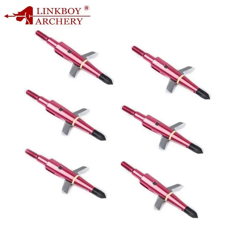 linkboy hunting broadheads 100grain for bow archery crossbow