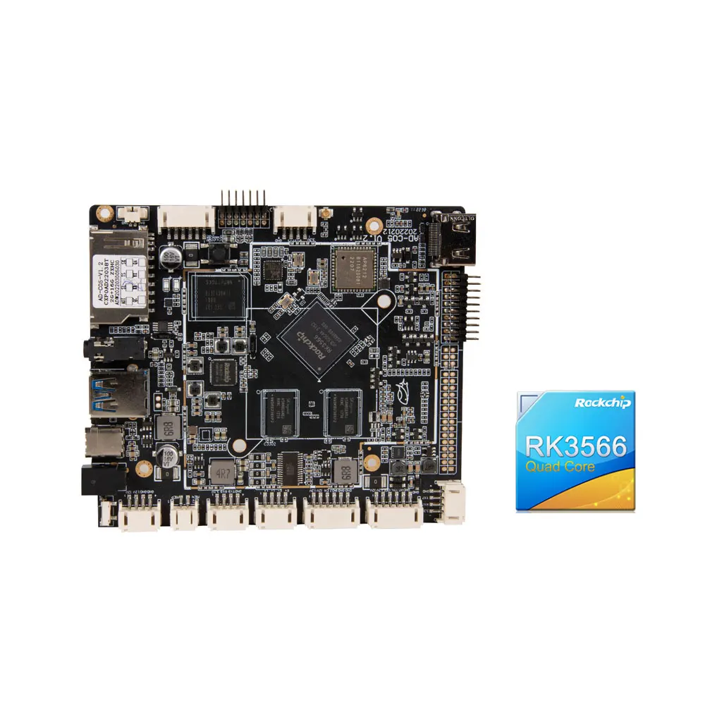 GPS 3G 4G 5G POE RK3566 Motherboard Android 11.0 AI Board Quad Core Main Board